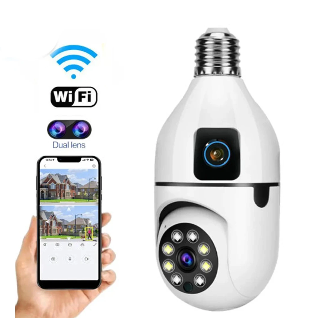 V380 SQ002 3MP Wi-Fi IP Bulb Camera